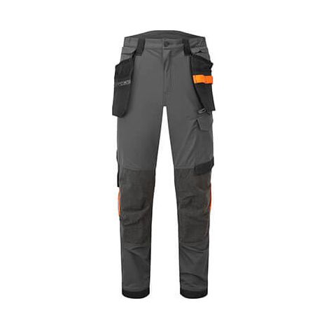 Pantalon De Travail Stretch Holster Ev4 - Taille 44 - Gris Métal Tall - Portwest (1/2)