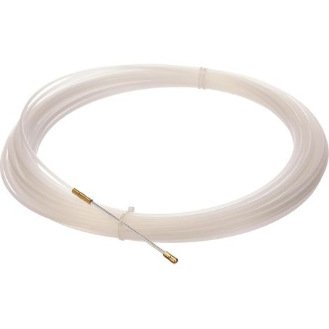 25 M Electraline Tire fils Nylon, Diamètre 3 mm, Blanc, Clai (1/5)