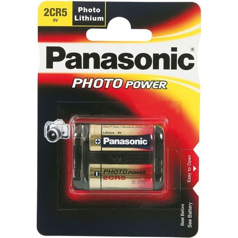 BATTERIA al litio per FOTOGRAFIA 2CR5 Panasonic 6V (1/2)