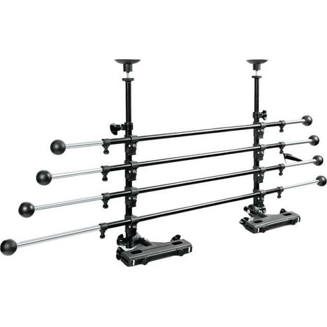 Grille de separation metallique ajustable compatible avec chien - H 40cm 54cm - L 53 142cm (1/5)