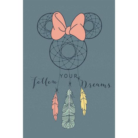 Tableau Disney - Minnie dreamcatcher - 60 cm x 90 cm (1/3)