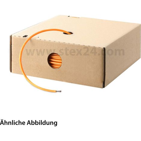 HELU KABEL H05Z-K 90°C 1X0,75mm² OG (orange) Einzelader halogenfrei orange AD 2,8mm VPE 100,0 Meter Nennspannung Uo/U 300V/500V - 1 Stück