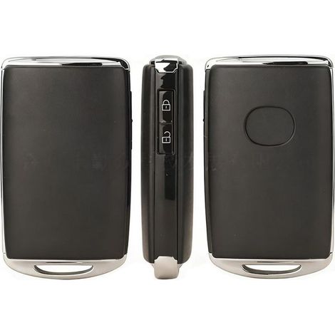Coque de remplacement pour clé de voiture 2 boutons lame gauche compatible avec Mazda - Boîtier ABS noir (1/3)
