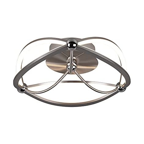 Plafoniera Led Soffitto Interno Ellissi Acciaio 41 cm Charivari GD Trio GD Trio (1/4)