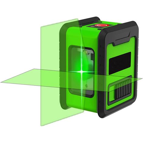 Livella laser a 2 linee ad alta precisione, livella laser autolivellante, strumenti di calibrazione per la posa di piastrelle, lavori edili, ecc. (1/5)