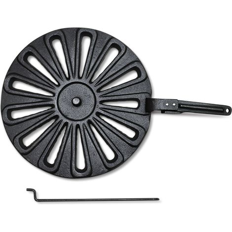 Grille à cendres A pour poêles à cheminée Neptune de Globe Fire - fonte - dimensions d'encastrement parfaitement adaptées