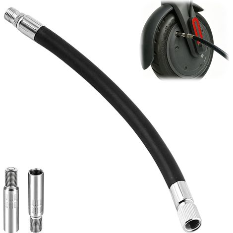 Extension de Valve, Compatible avec M365 Pro, 1S, Mi 3, 2 Adaptateur(40mm) Tuyau de Gonfleur d'Extension compatible avec Scooter, Trottinette, Vélo, Voiture, Moto (1/5)