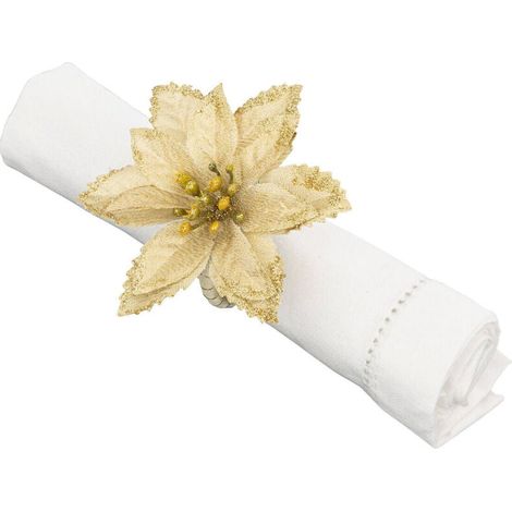 Ronds de serviette, étoile de Bethléem, 2 pièces (1/2)