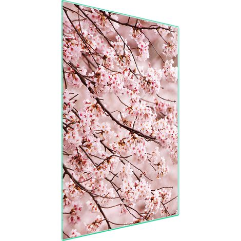 TAGLIERE IN VETRO 35x52 Fiore (1/5)