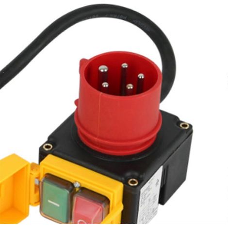 Commutateur d'équipement triphasé 380/400 V avec câble et inverseur de séquence de phases, incluant un FA combiné (1/5)
