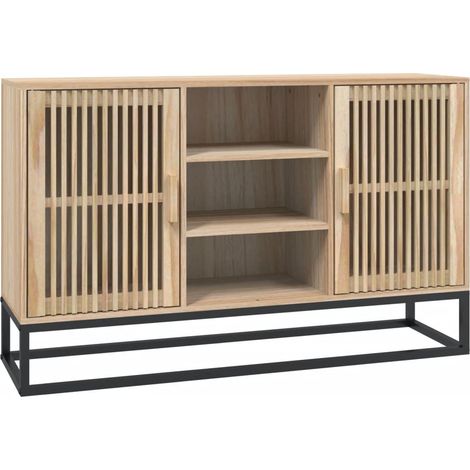 Credenza buffet cassettiera mobile contenitore organizer cucina soggiorno soggiorno 105 x 30 x 65 cm derivati del legno marrone 020029503