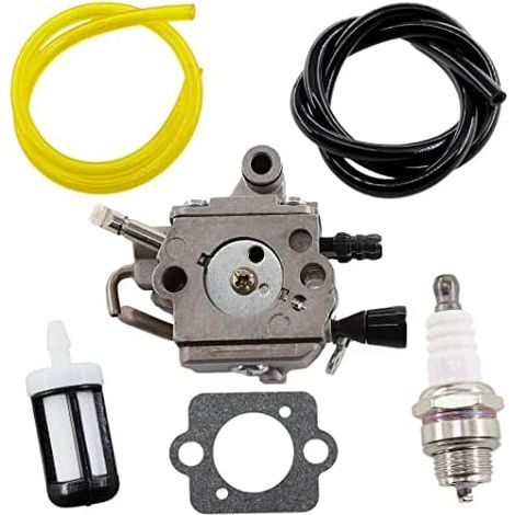Carburatore con tubo del carburante candela per motosega STIHL MS193T MS193 sostituisce Zama 1137-120-0606 11371200606 (1/5)