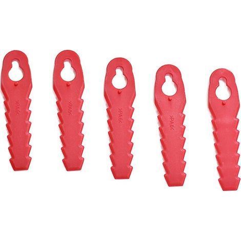Lames de tondeuse à gazon en dents de scie L85, lames de tondeuse à gazon de jardin, 50 pièces (1/4)