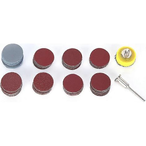 1-Zoll-Schleifscheiben, selbstklebendes Schleifpapier, rundes Schleifpapier für Holz und Metall