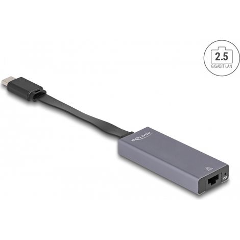 Delock Adaptador USB Type-Câ¢ a LAN Gigabit de 2,5 pulgadas