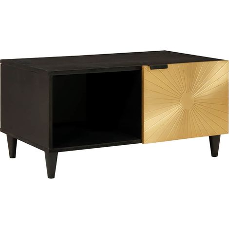 Couchtisch 80 x 50 x 40 cm Massivholz Mango