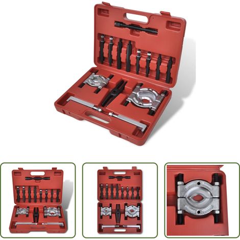 vidaXL Fahrzeuggetriebe - 14tlg. Lagerabzieher Radlagerabzieher Set (1/5)