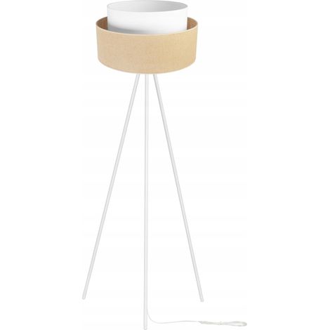 LAMPADA DA TERRA CON TREPPIEDE E PARALUME IN METALLO 45CM (1/5)