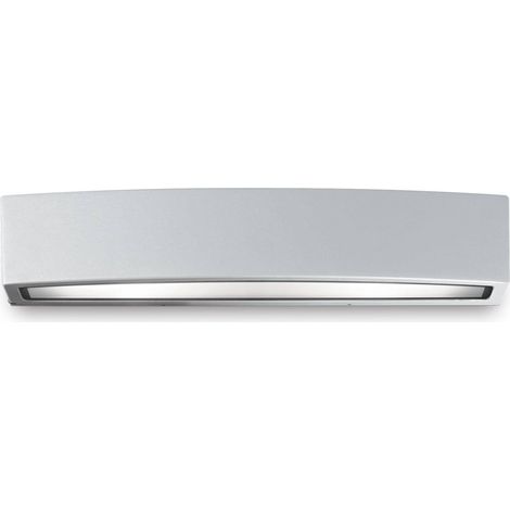 Ideal Lux Andromeda - Aplique de exterior 2 luces gris claro IP54, E27