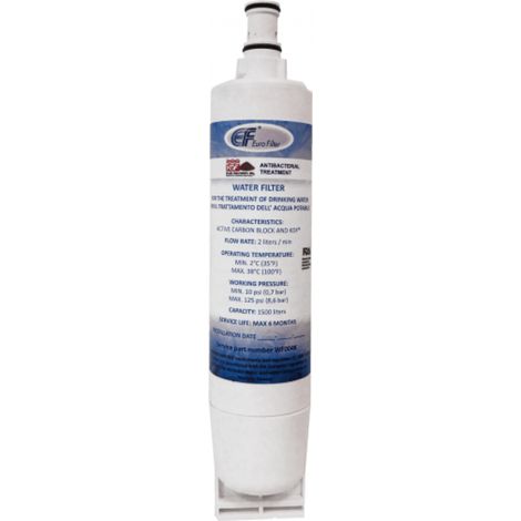 Cartuccia filtro acqua Euro Filter WF004K per frigorifero, compatibile con AEG, Electrolux, Hotpoint, Ariston, SMEG e Whirlpool.