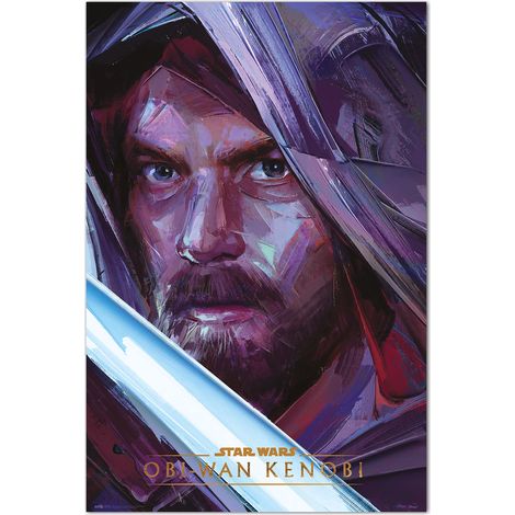 Poster star wars kenobi jedi knight