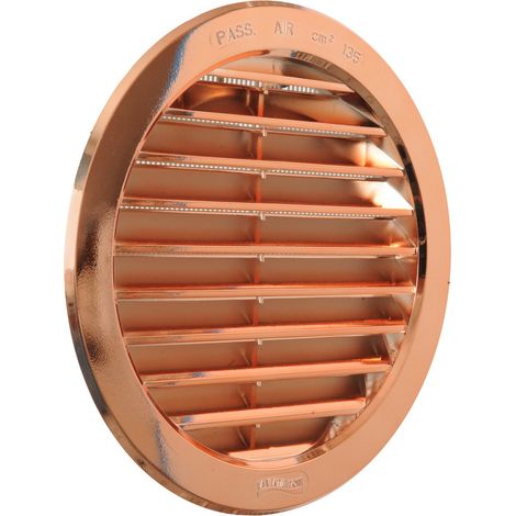 La Ventilazione T16RRAN Griglia Tonda in Plastica da Incasso, Effetto ramato, ø 190 mm (1/4)