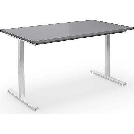 FRANKEL kaiserkraft, Table polyvalente DUO-T, à plateau droit,