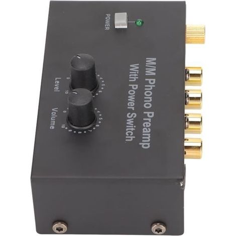 Préampli Phono PP500P - Double Gain - Adaptateur DC 12V (1/4)