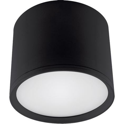 Lámpara de techo LED Rolen negra de 10W, 4000K, 840lm, Ideus 03781 (1/2)