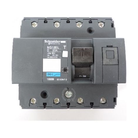 NG125L 4P D 20A , Icu= 50kA SCHNEIDER 18859 DISJONCTEUR NG125 (1/4)
