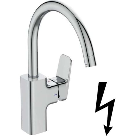 IS Küchenarmatur Ceraplan Ausld.200mm m.h.Rohrauslauf Niederdruck Chrom (1/5)