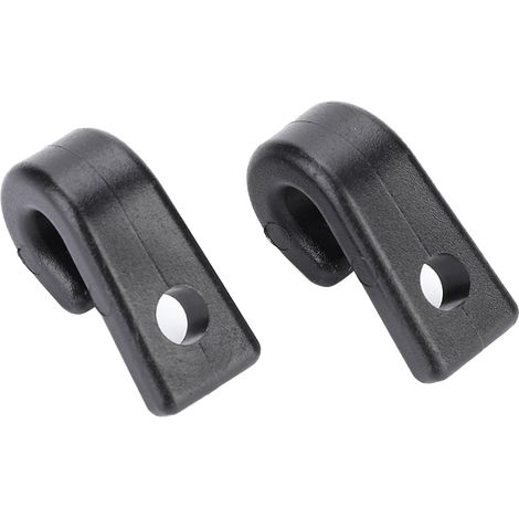 paire de vis en plastique durable en forme de J, crochets d'arrimage en J pour kayaks, canoës et barques à rames (1/5)