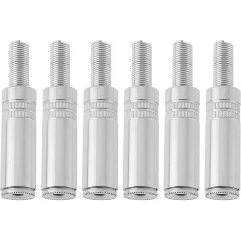 Lot de 6pcs Adaptateurs Audio Stéréo Femelles 3,5 Mm à Souder pour Casque DIY (1/5)