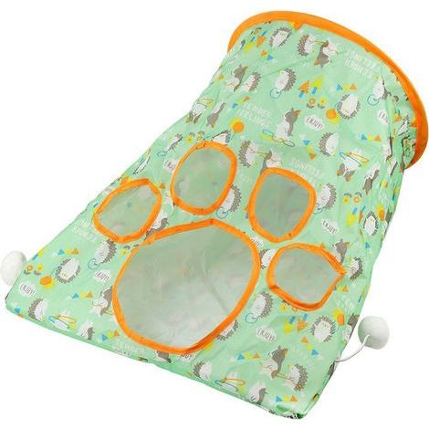 Papiertunnel für Katzen, interessanter tragbarer Polyester-Papiertunnel für Katzen, blauer Igel, grüner Igel, Rehbraun (1/5)