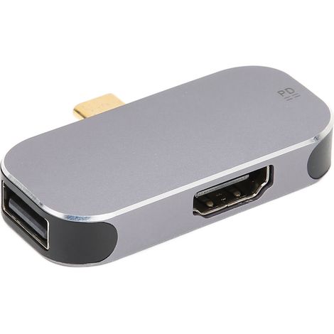 3-in-1 USB-C Dockingstation, USB-C zu High-Definition Multimedia Interface Konverter, Plug and Play USB-C Hub. (1/5)