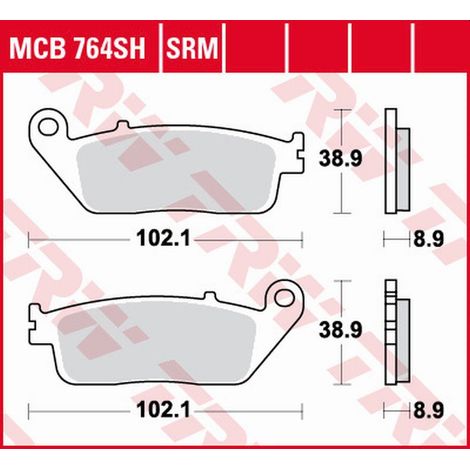 Pastillas de freno TRW ZF KH142 sinter street para BMW C 650 '12-'18, Honda VT 600 Shadow '94-'99, CB/CBR 650 '14-'20, NTV 650, VFR 750, CB 750 '88-'97, ST 1100 Paneuropean '90-'95, GL 1500 '97-'03, K