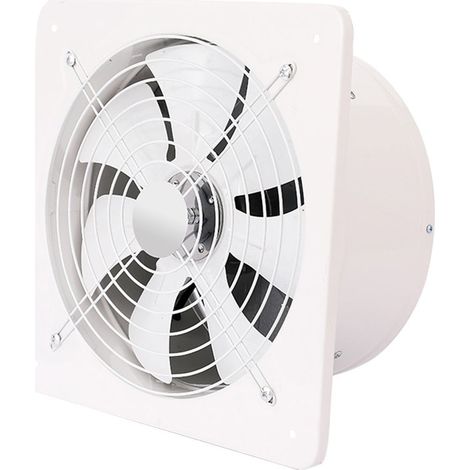 Ventilateur D'extraction - 4 Pouces - 80 W - 220 V - 2600 Tr/Min - Pour Cuisine Salle De Bain Fenêtre Mur - Blanc Noir Gris (1/5)