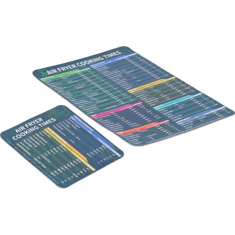 Feuille magnétique pour friteuse de cuisine - Guide de référence des temps de cuisson - Accessoires pour ustensiles de cuisine (1/5)