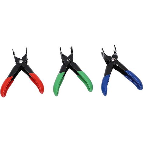 Jeu de 3 pinces coupantes pour conduites de carburant, ergonomiques, poignées caoutchoutées, universelles pour moteurs à essence