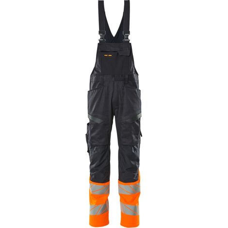 Mascot Latzhose 19669-236-01014 Gr. 82C56 schwarzblau/hi-vis orange (1/4)