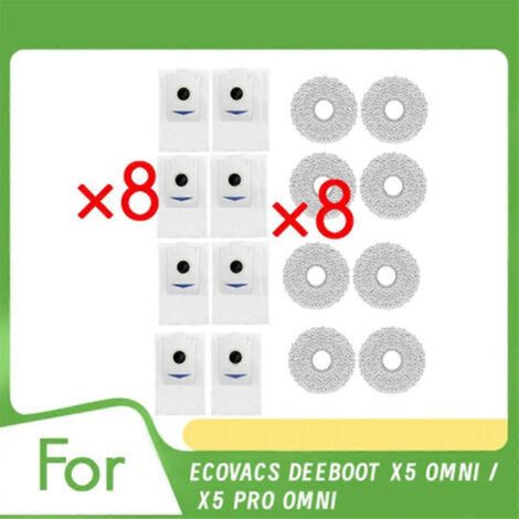 Packung mit 16 Filtern und Tüchern für den ECOVACS DEEBOOT X5 OMNI / X5 PRO OMNI Saugroboter (Ersatzteile). (1/5)