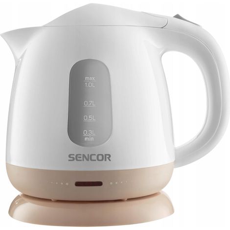 Bouilloire Sencor SWK 1102RS blanc 1100 W un litre (1/3)