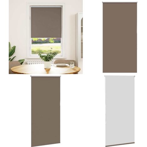 vidaXL Verdunkelungsrollo Kaffeebraun 75x130cm Stoffbreite 70,7 cm (1/5)