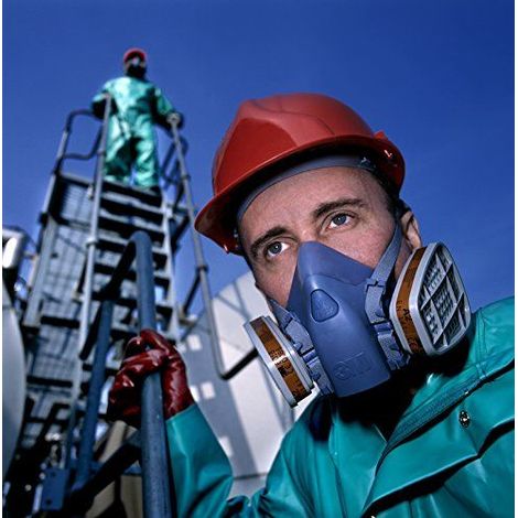 Respirateur 3m 7500 series silicone réutilisable peinture
