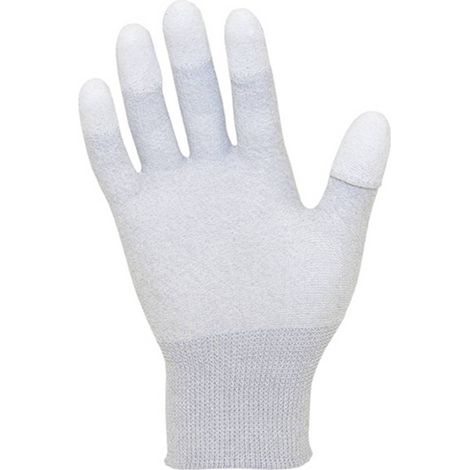 Antistat 109-0920 Guanto ESD Taglia: S Nylon, Carbonio