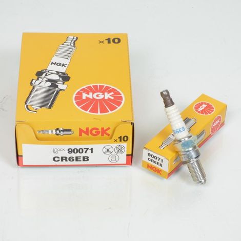 Bougie d'allumage NGK pour Auto Peugeot 50 CR6EB / 90071 / (1/2)