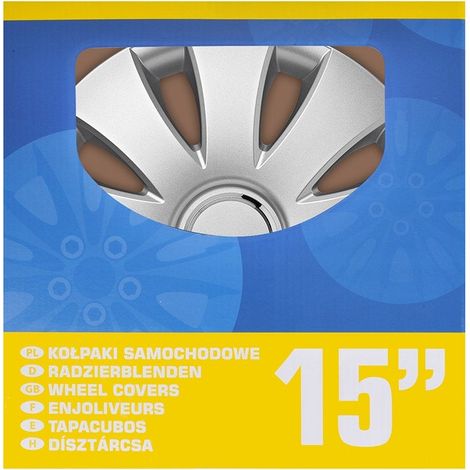 Set copricerchi aura 15 pollici 4 pezzi in scatola espositiva (1/5)