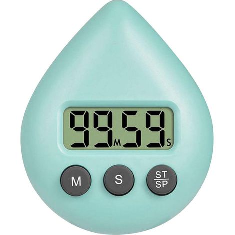 Minuteur de douche étanche – 8 x 6,5 2,5 cm ABS numérique compte à (1/5)