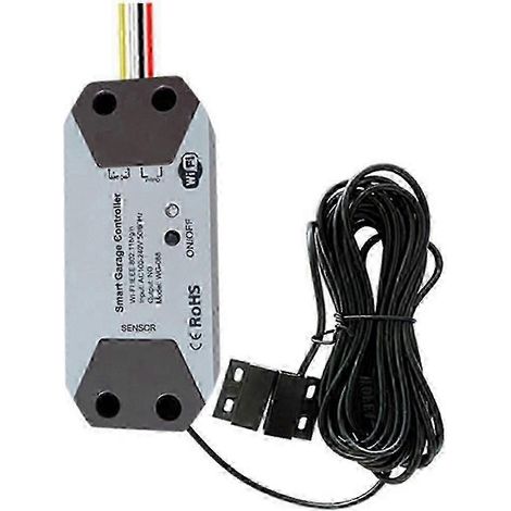 Contrôleur de porte de garage Tuya WiFi, interrupteur de porte intelligent, compatible avec Alexa, application Tuya pour la maison connectée. (1/5)