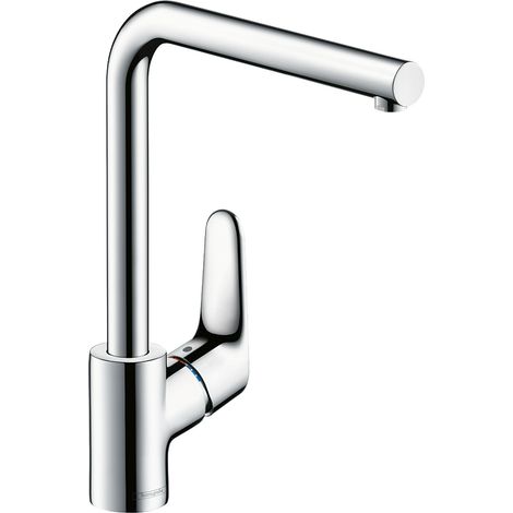 hansgrohe Focus M41 monomando de cocina 280, Eco, 1 rociador, (1/2)